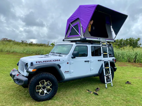 Sleep & Camp Around Kaua'i Island | 2021 Jeep Wrangler overland rental
