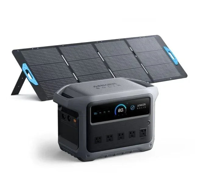 Anker SOLIX C1000 Gen2 Portable Solar Generator with Anker 200W Portable Solar Panel — photo 1