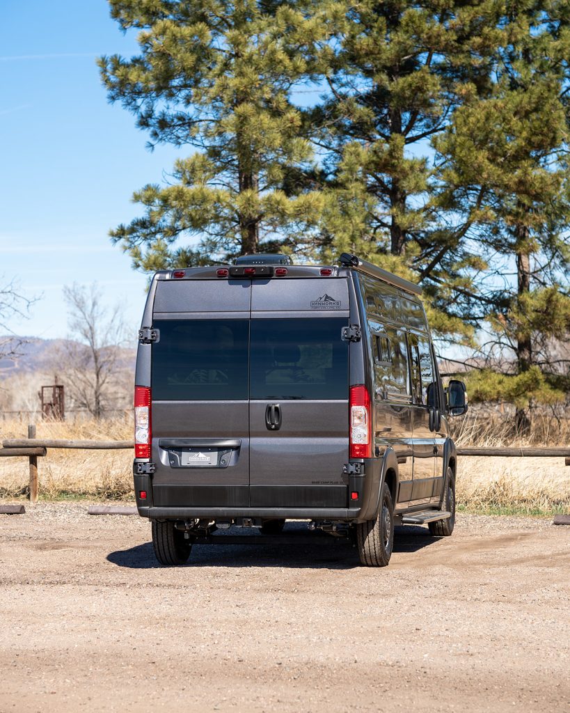  and front cabin visible. Ready for your next adventure.|An rv rental features a sleek — photo 13