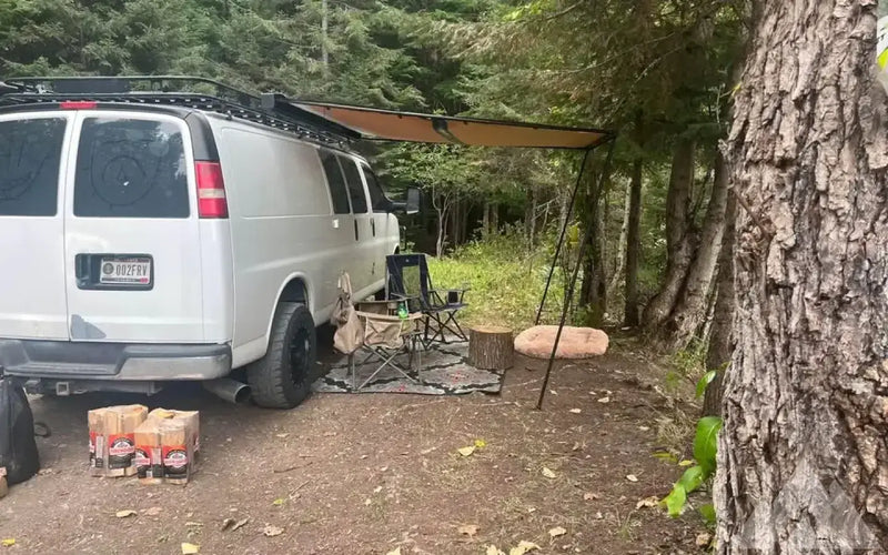 ARB awning with LED lights — used camp awnings for sale (photo 2) — photo 2
