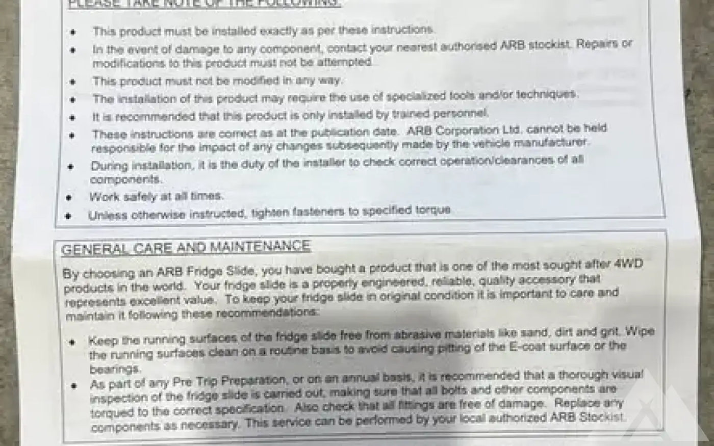 ARB refrigerator/freezer slide — new fridge slides for sale (photo 5) — photo 5