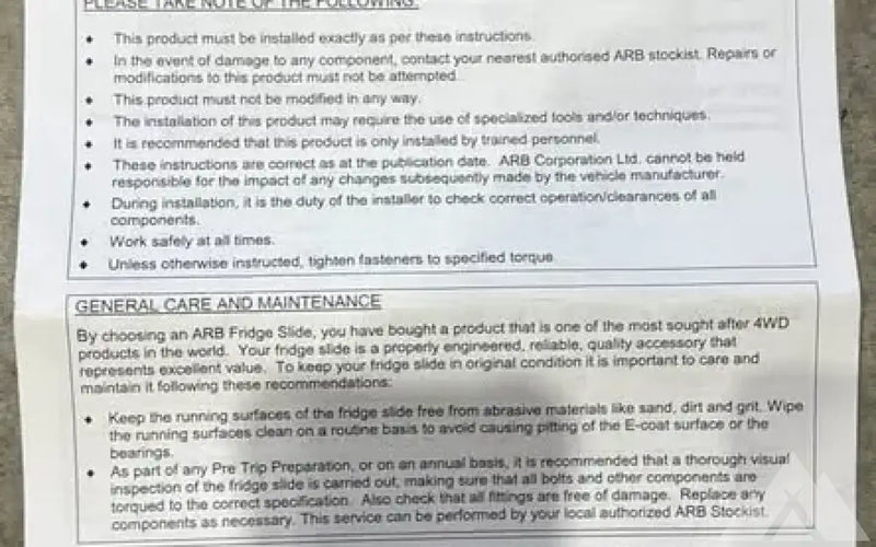 ARB refrigerator/freezer slide — new fridge slides for sale (photo 5) — photo 5