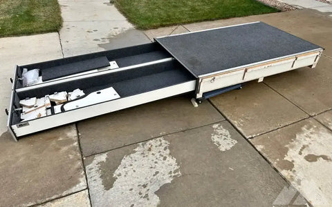 ARE Pickup Vault truck bed drawer system.