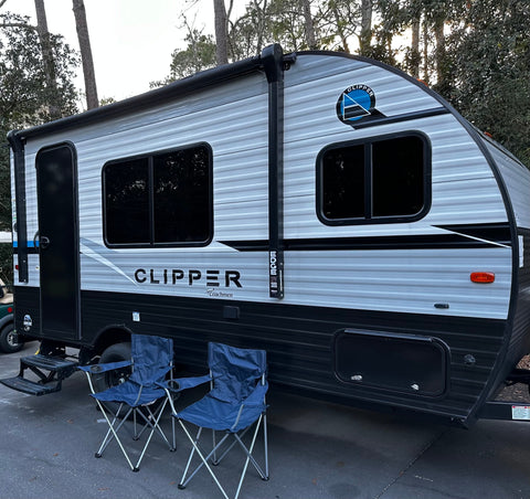 Beautiful Forest River travel trailer overland rental