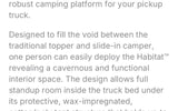 AT-Overland Habitat Truck Topper-6' Bed — used for sale in Huntington Beach, CA (photo 8)