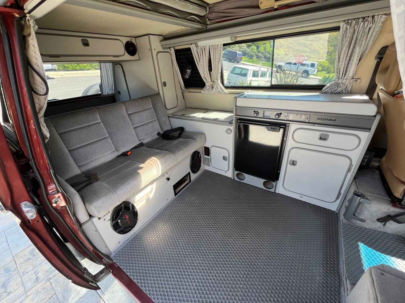  ready for your next rv rental adventure.|Interior view of a vintage VW Westfalia camper van — photo 6