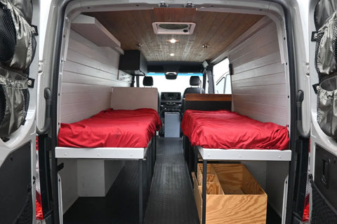 Standard Sprinter Twin Bed Beauty - Green overland rental