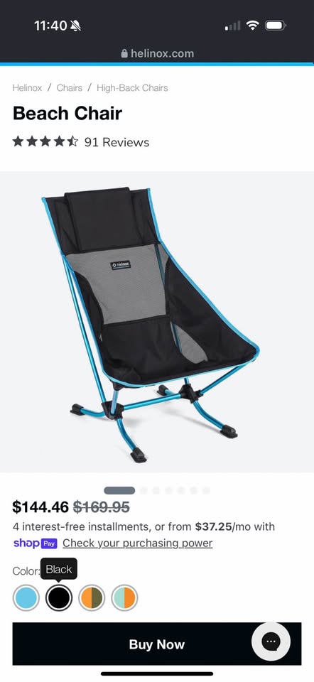 Helinox Camping Beach Chair PAIR in Denver, CO (photo 7) — photo 7