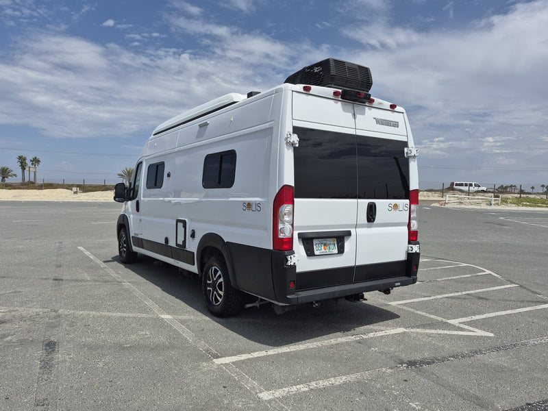  ideal for travel and exploration.|This white Winnebago Solis camper van is ready for your next rv rental adventure — photo 6