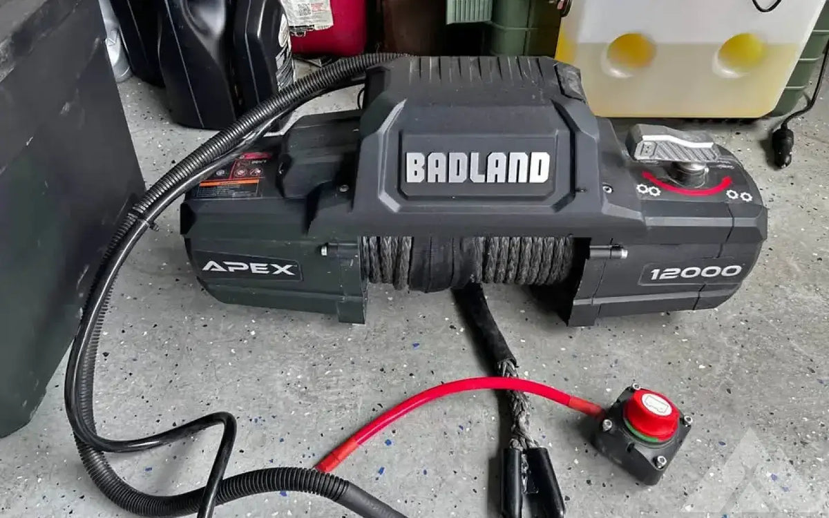 Bad lands apex 12k synthetic winch — used gear for sale — photo 1