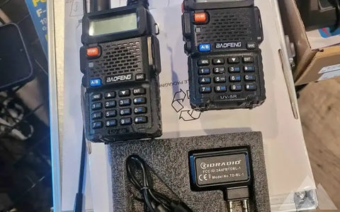 Baofeng 5uvr ham radios
