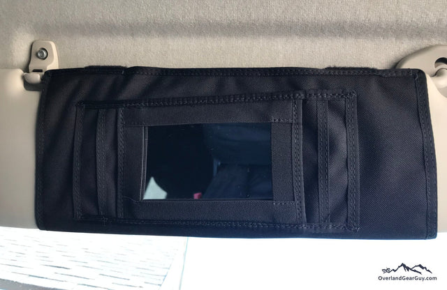 ProMaster Van Sun Visor Organizer with Mirror — Overland Gear Guy