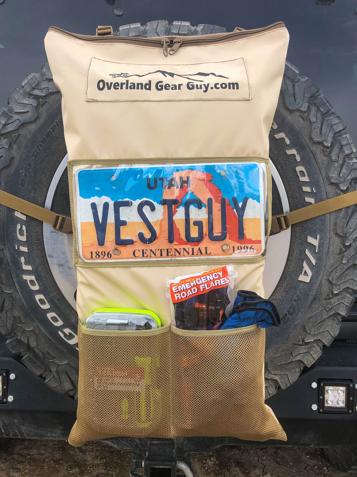 Pack It Out Bag II - With Lic Plate Holder — Overland Gear Guy (photo 7) — photo 7
