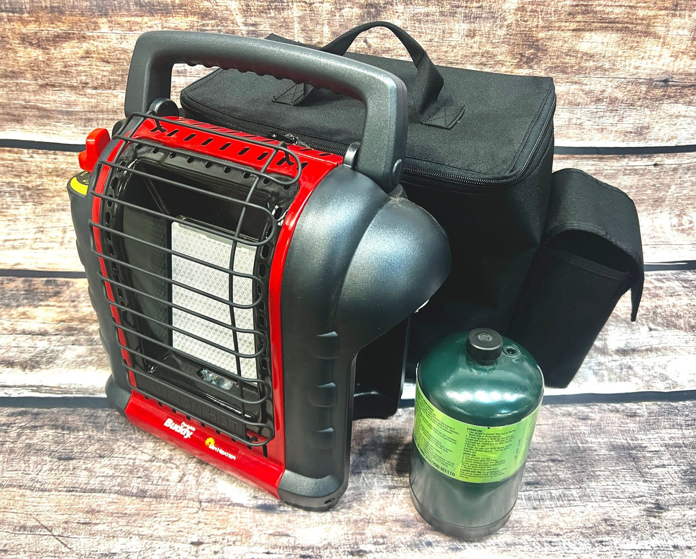 Mr Buddy Heater Bag II w/bottle pouches — Overland Gear Guy (photo 5) — photo 5