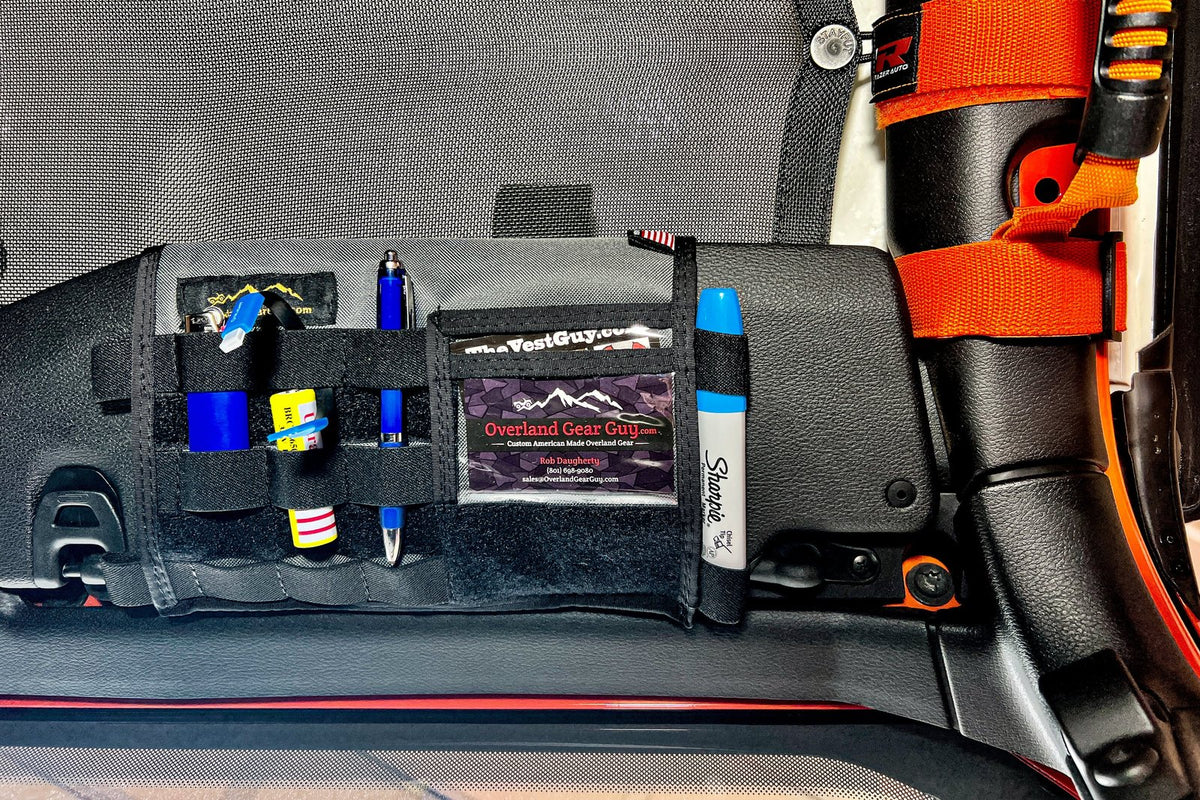 Jeep Gladiator MOLLE Visor Organizer - Tacoma Visor — Overland Gear Guy — photo 1