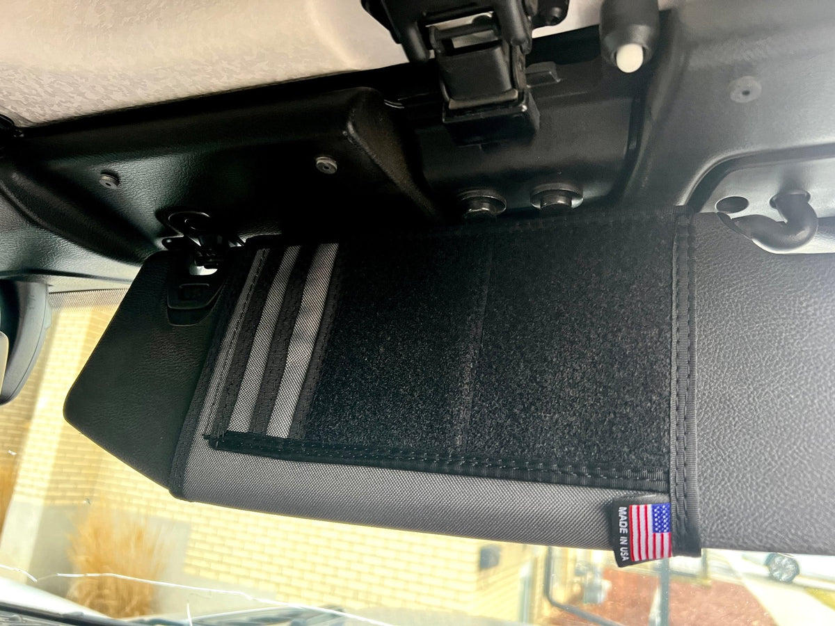 Jeep Gladiator MOLLE Visor Organizer - Tacoma Visor — Overland Gear Guy (photo 11) — photo 11