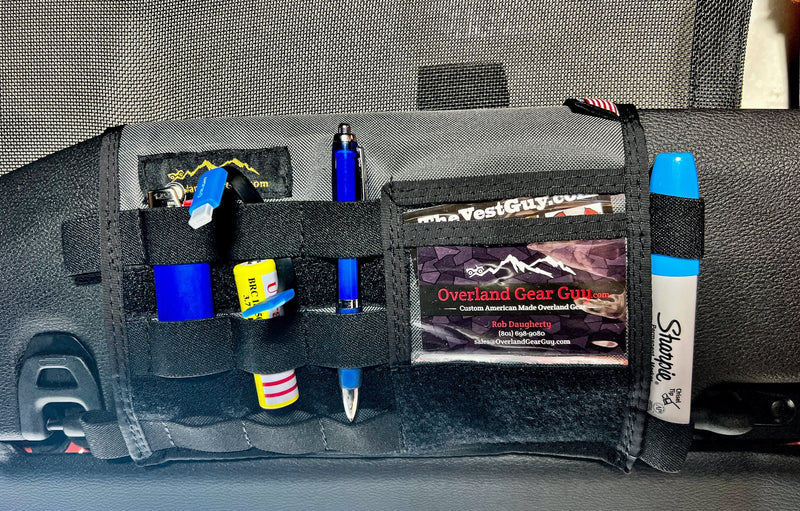 Jeep Gladiator MOLLE Visor Organizer - Tacoma Visor — Overland Gear Guy (photo 5) — photo 5