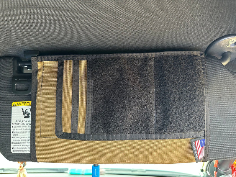 Jeep Gladiator MOLLE Visor Organizer - Tacoma Visor — Overland Gear Guy (photo 8) — photo 8