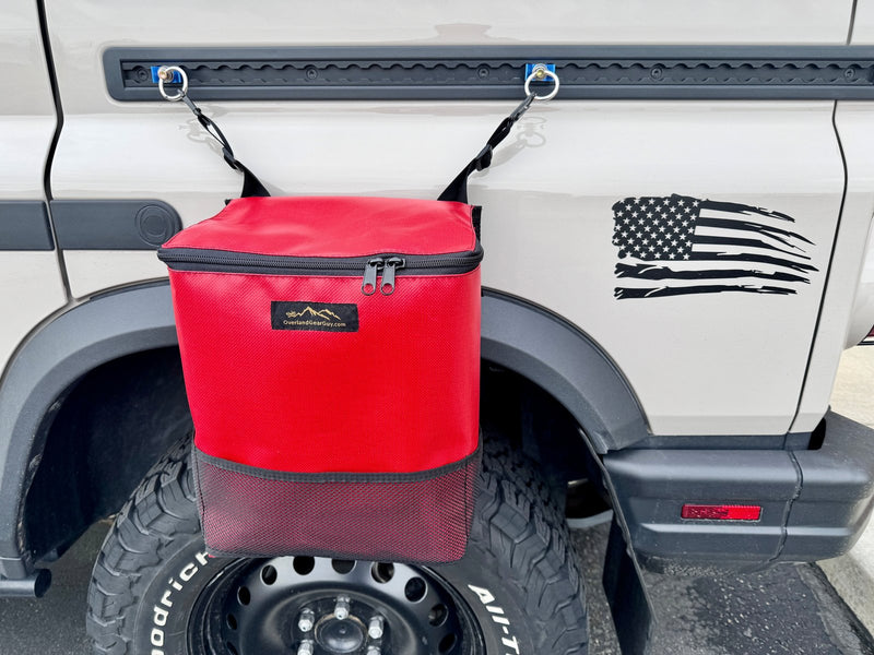 Outside Trash Bag L Track - Suction Cup Mount — Overland Gear Guy — photo 1