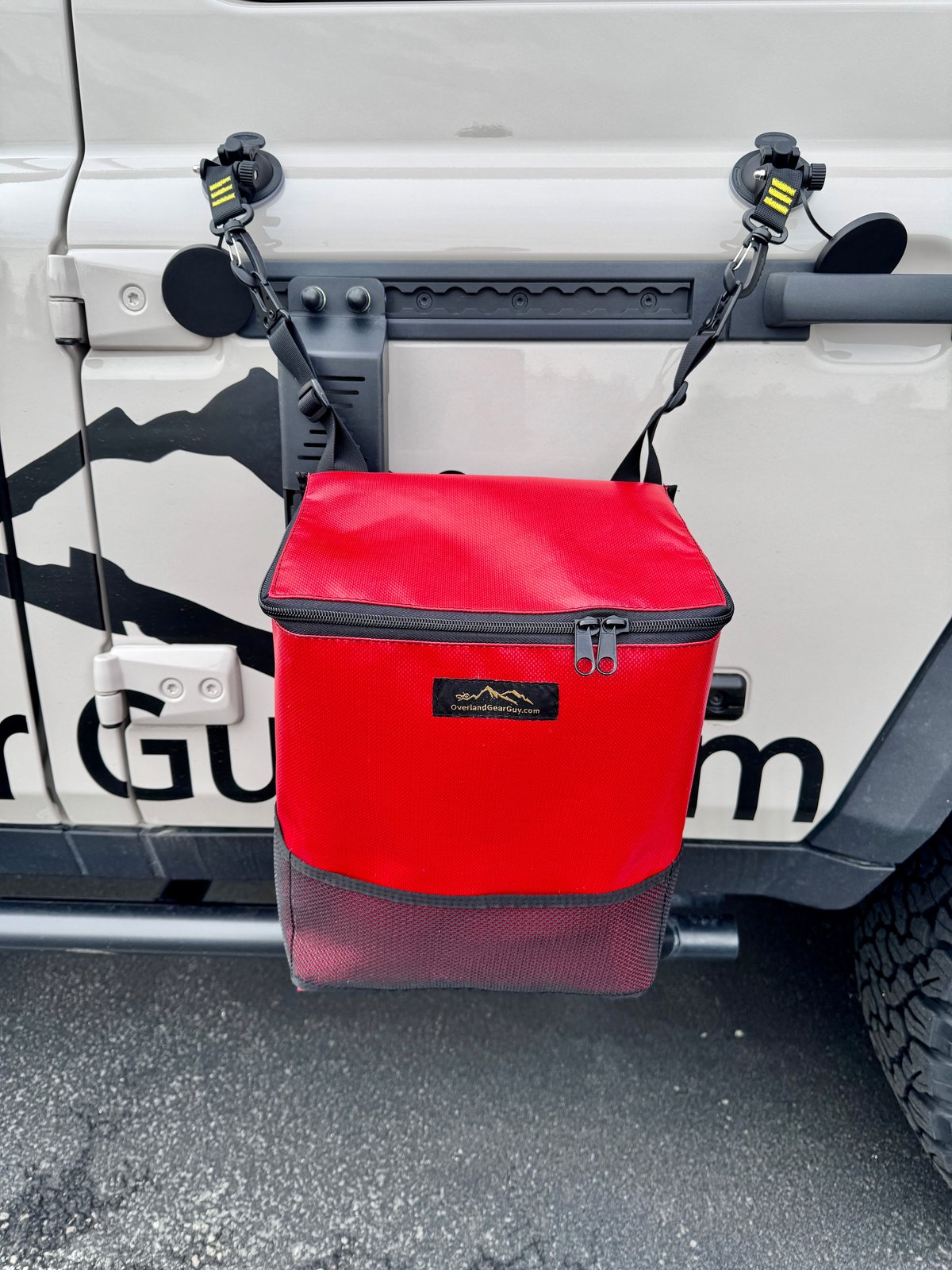 Outside Trash Bag L Track - Suction Cup Mount — Overland Gear Guy (photo 4) — photo 4