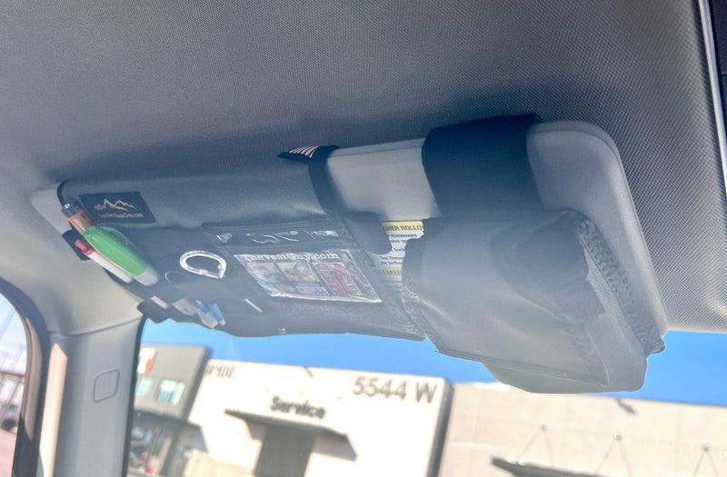 INEOS Grenadier Sun Visor Radio Pouch — Overland Gear Guy (photo 3) — photo 3