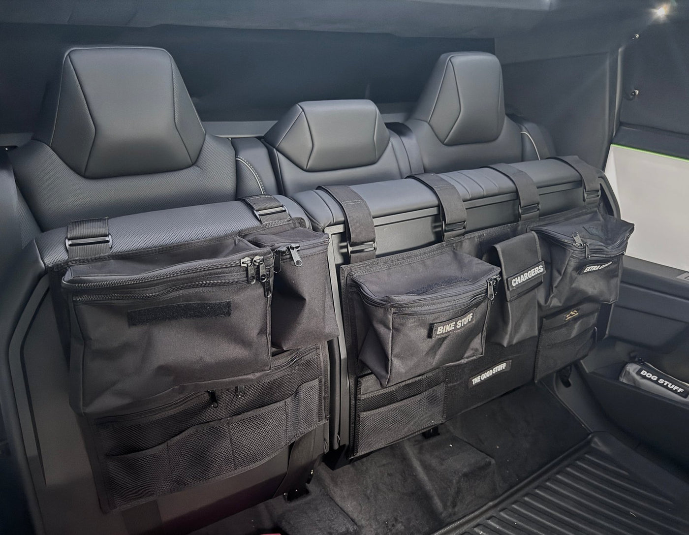 Cyber Truck Backseat Storage Solutions — Overland Gear Guy — photo 1