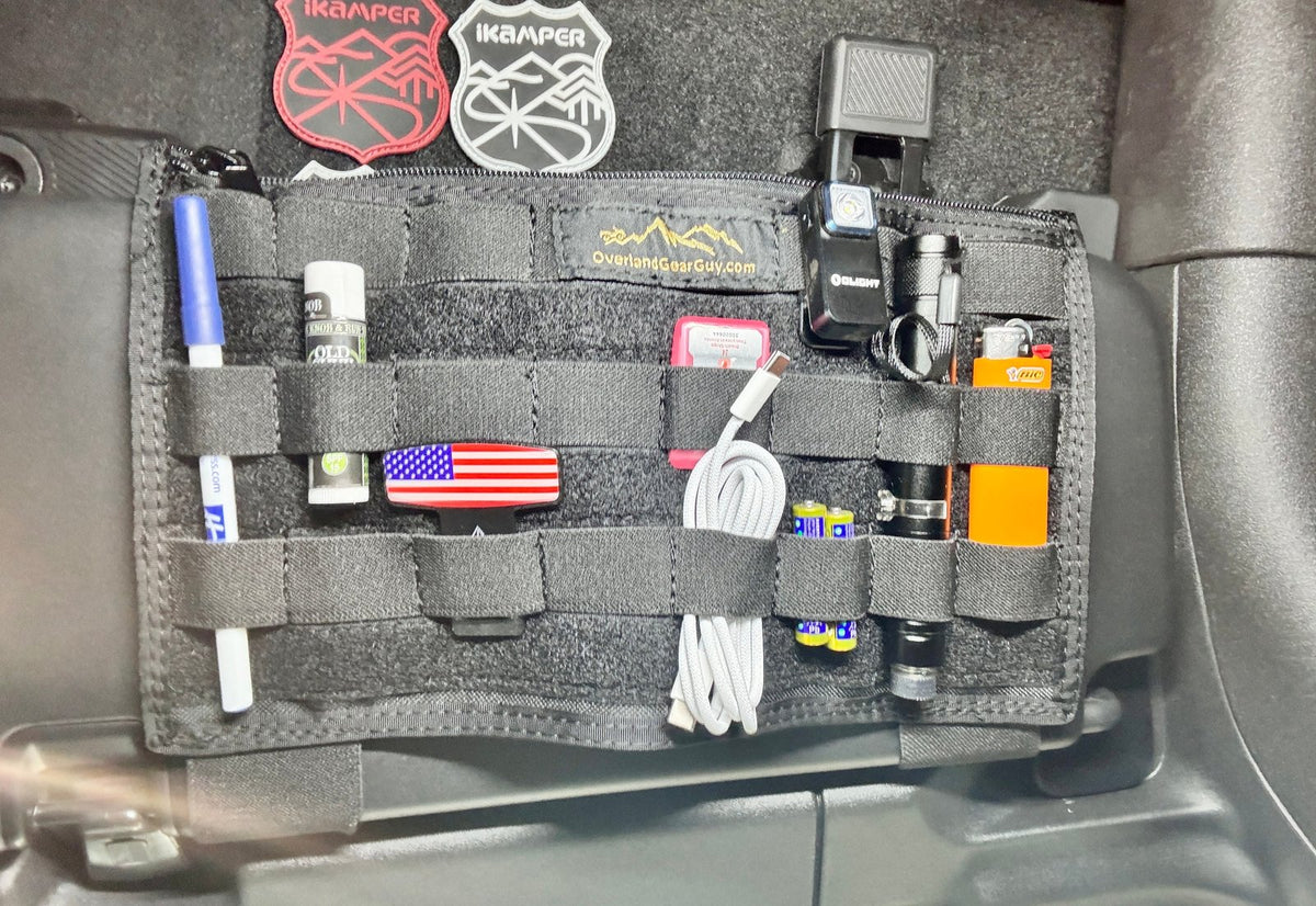 Bronco MOLLE Visor Organizer - Ford Bronco Visor — Overland Gear Guy