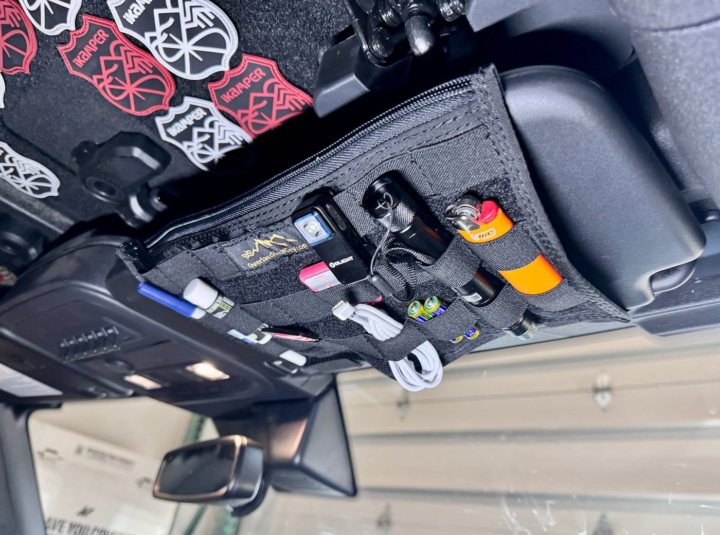 Bronco MOLLE Visor Organizer - Ford Bronco Visor — Overland Gear Guy (photo 2) — photo 2