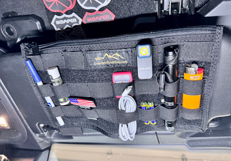 Bronco MOLLE Visor Organizer - Ford Bronco Visor — Overland Gear Guy (photo 4) — photo 4