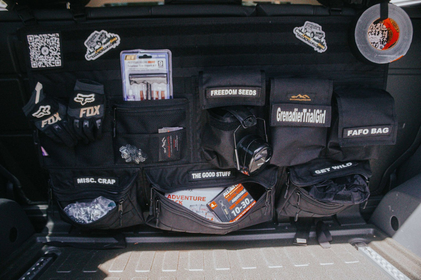 Rear Bench Seat Organizer — Overland Gear Guy (photo 20)
