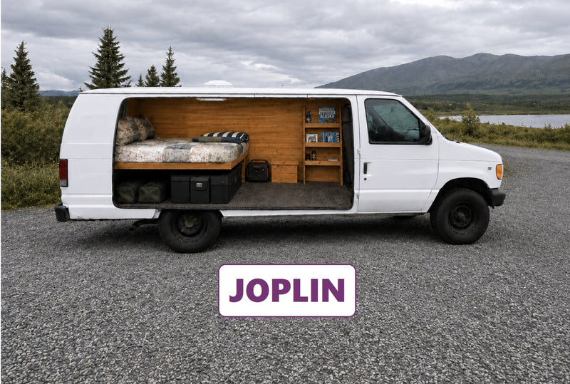 Adventure-ready white rv rental van conversion — photo 1