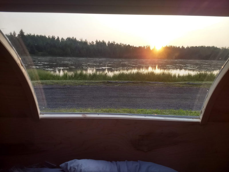  and windows.|Cozy RV rental: wood interior — photo 12