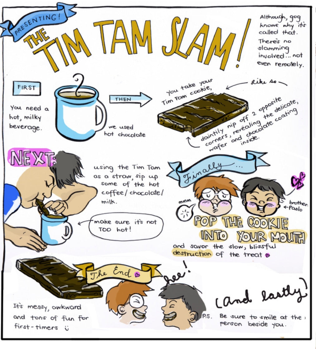 Tim Tam Slam guide: sip, bite, enjoy! No RV rental required for this sweet chocolatey fun.