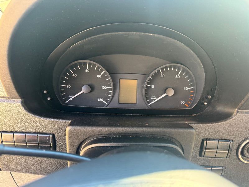  parked on a sunny autumn day.|Blue Mercedes-Benz Sprinter 2500 van — photo 5