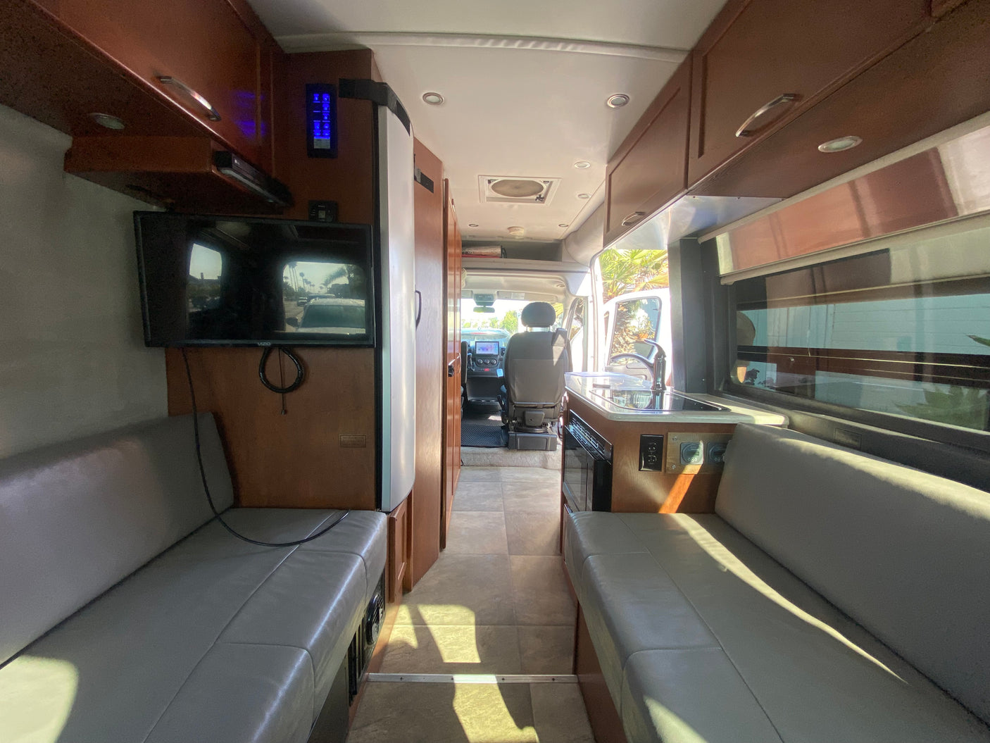 Luxury Class B Camper Van | King Bed, Bathroom, Generator