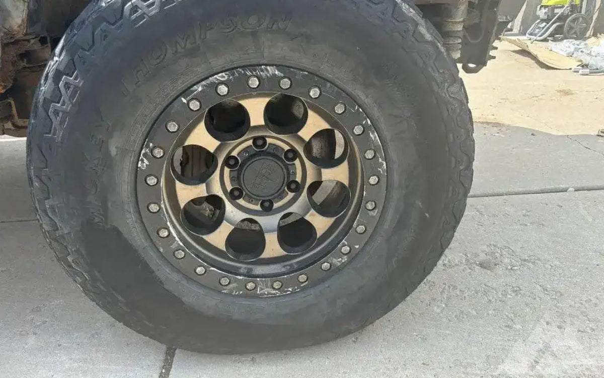 Black Rhino 18 inches Mickey Thompson 35 12.5 inch — used set of wheels tires for sale — photo 1