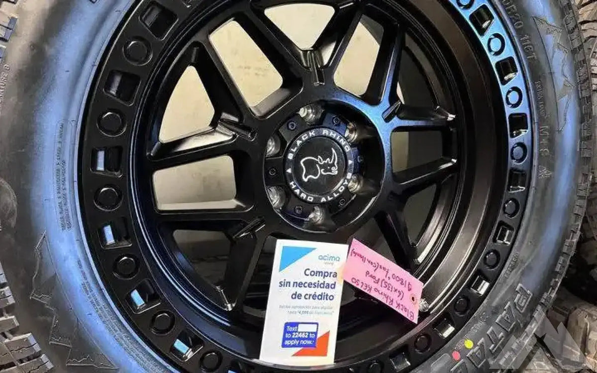 Black Rhino 20 inches Milestar R20 — new set of wheels tires for sale (photo 3) — photo 3