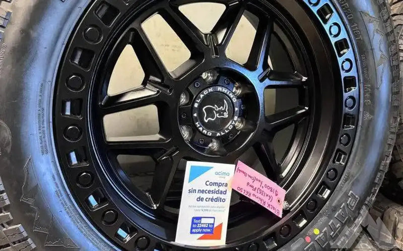Black Rhino 20 inches Milestar R20 — new set of wheels tires for sale (photo 3) — photo 3