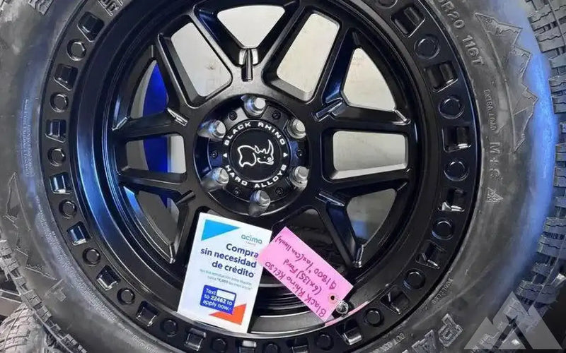 Black Rhino 20 inches Milestar R20 — new set of wheels tires for sale (photo 2) — photo 2