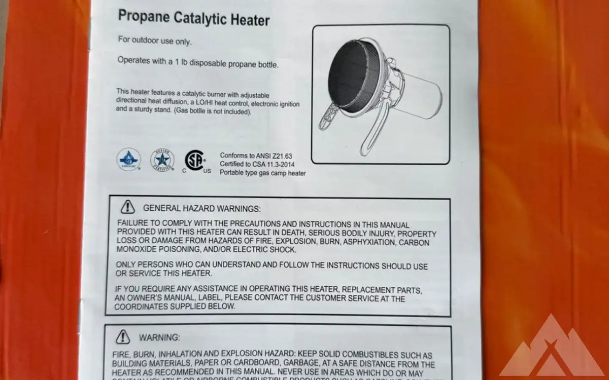 Bluu Propane Catalytic Heater — used gear for sale (photo 3) — photo 3