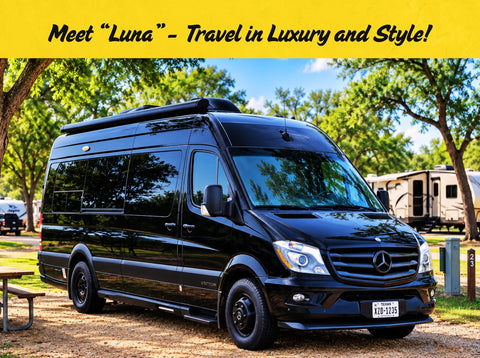 Meet "Luna" - Luxury Mercedes Sprinter Camper Van overland rental