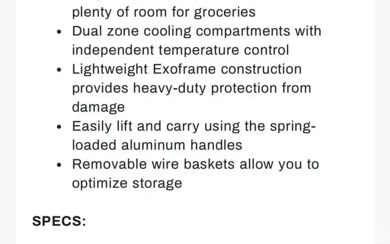 BRAND NEW Dometic Camping Fridge — new coolers & fridges for sale (photo 4) — photo 4