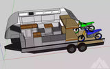 BRAVO 1 - OFF-GRID REMOVABLE TOY HAULER — used overland trailer for sale in Summersville, WV (photo 8)