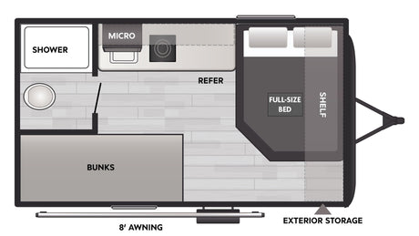 2025 Keystone Coleman 13B – Easy Tow, Sleeps 4 | Adventure Ready