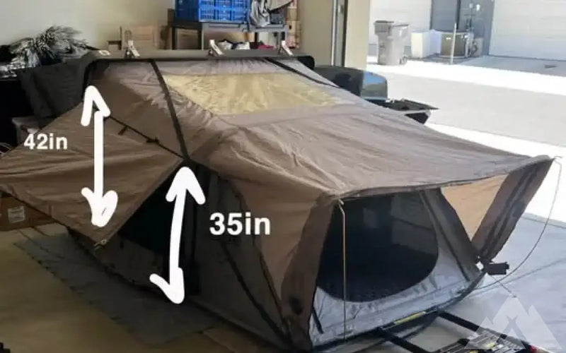 Bushveld all season hard shell roof top tent — used rooftop tents for sale (photo 6) — photo 6