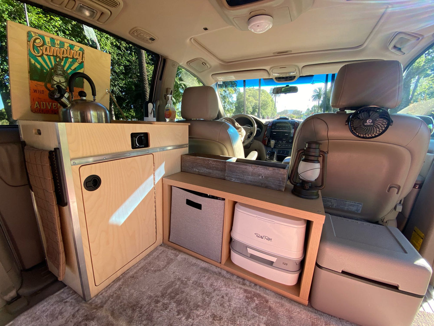 Micro-Camper includes all the camp gear. Perfect couple's adventure getaway