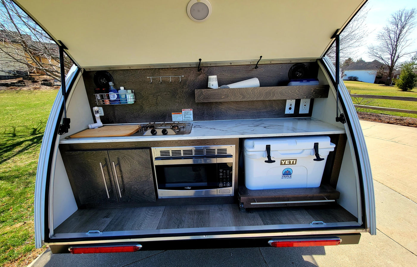  dark wood cabinets — photo 4