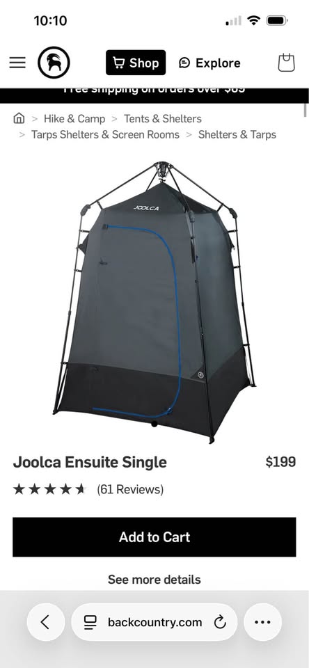 Joolca shower tent in Lompoc, CA (photo 8) — photo 8