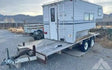 Cab over camper on flat bed trailer — used for sale in Gabbs, NV