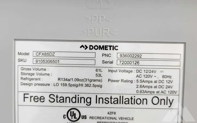 Camping Dometic Fridge/Freezer CFX 65Dz — used coolers & fridges for sale (photo 5) — photo 5